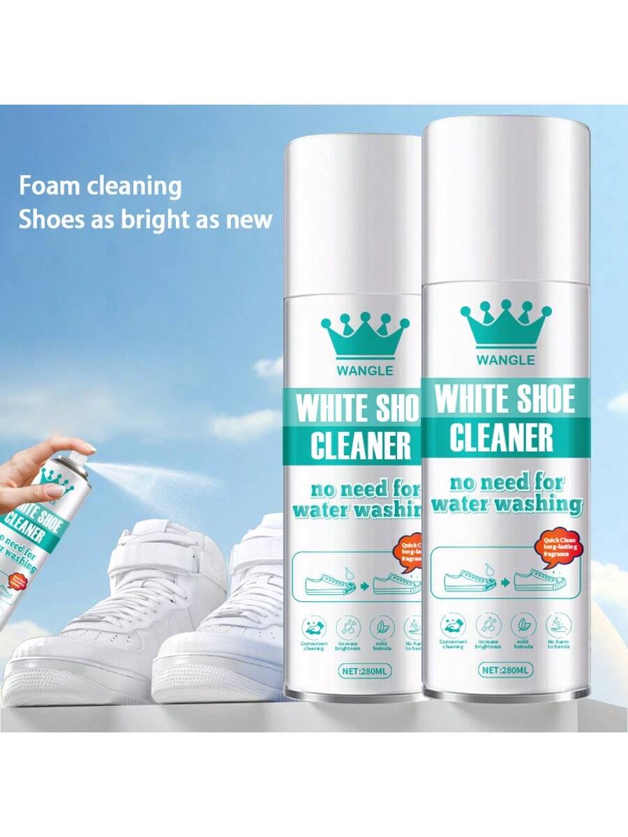 Nuokaiqi White Shoes Cleaning Agent Shoe Leather Brush Shoe Cleaner Decontamination Whitening And Yellowing Foam Shoe Polish Multi-Function Cleaning Agent