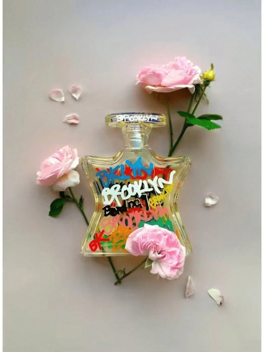 OASISEVEN B0ND N0.9 Women's 100ml/ 3.4 Fl Oz Graffiti Floral Eau De Parfum – Artistic Luxury Long Lasting Fragrance Perfume Spray For Daily Wear & Gift
