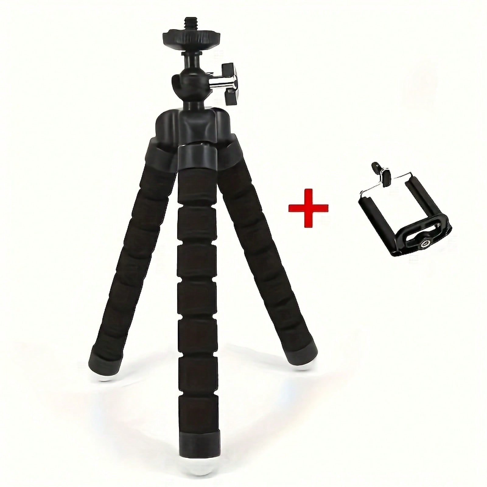 Octopus Phone Stand, Camera Stand- Sturdy, Foldable, Multiple Folds Without Damage, Suitable Compatible With Iphone And Other Phone And Camera Models, Tripod, Desktop Stand, Universal Stand, Tripod