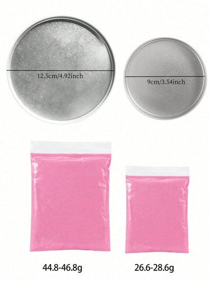 Optional (S=1 Pack 25g Clay + 1 Holder + 1 S Size Round Mold)/ (M=1 Pack 45g Clay + 1 Holder + 1 M Size Round Mold)/ Set=S+M/ Baby 100 Days, 1st Birthday Gift, Newborn Growth Keepsake, Clay For Mak