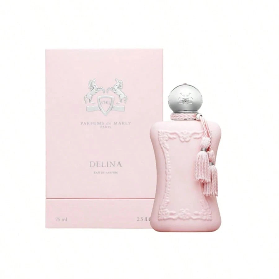 Parfums De Marly Delina Eau De Parfum- 75ml 2.5fl Oz Elegant Pink Floral Women Perfume Long Lasting Fragrance