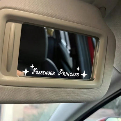Passenger Princess Car Rearview Mirror Decals- Waterproof Vinyl Stickers Suitable For Cars, Trucks, Laptops- The Perfect Holiday Gift