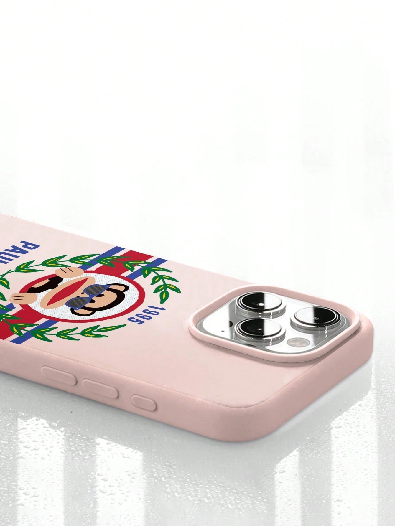 Paul Frank Officially Licensed Liquid Silicone Material Phone Case, Full Body Shock-Proof Camera Protection, Design Compatible With IPhone 13/14/15/16/17 Pro Max