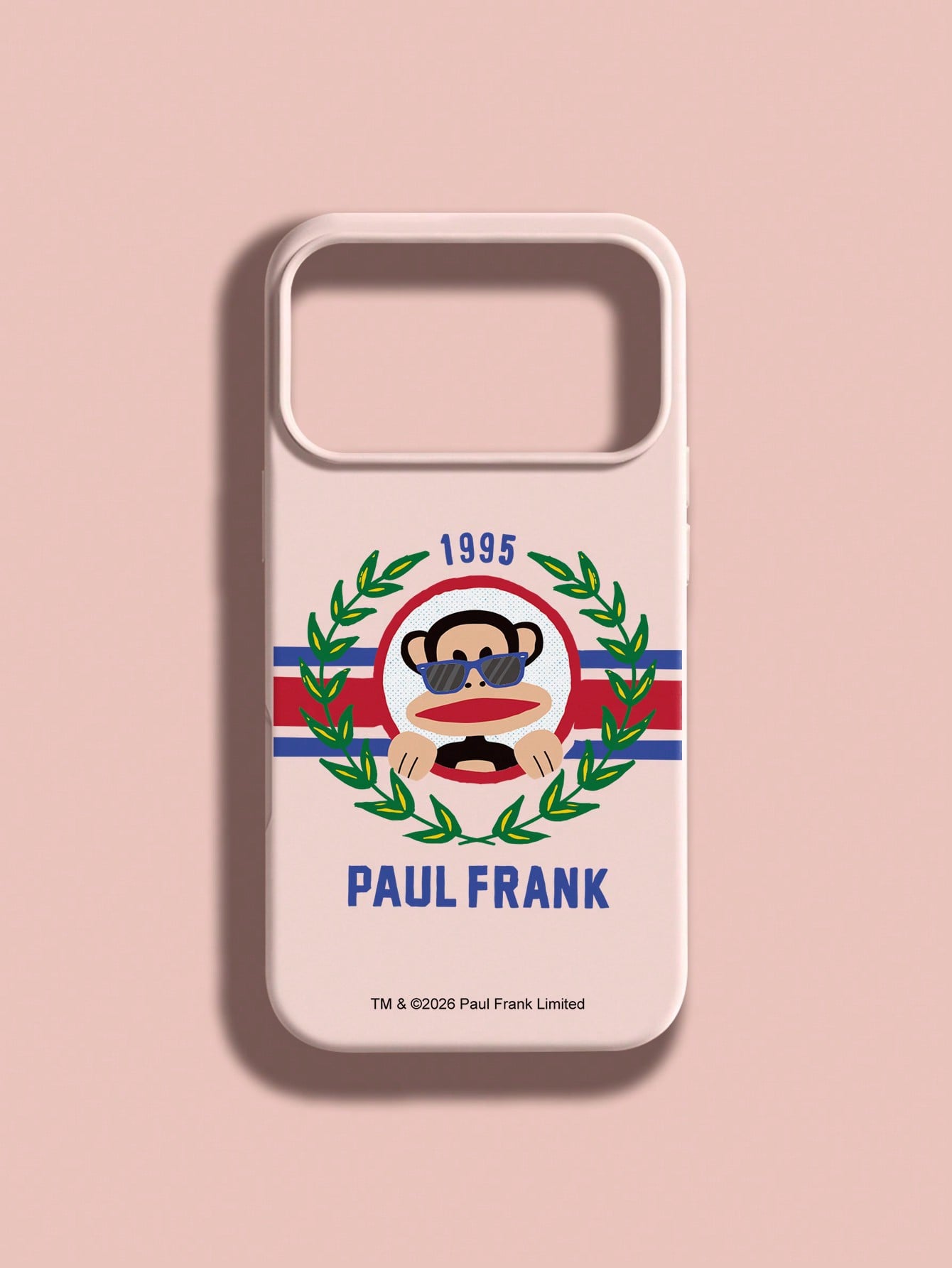 Paul Frank Officially Licensed Liquid Silicone Material Phone Case, Full Body Shock-Proof Camera Protection, Design Compatible With IPhone 13/14/15/16/17 Pro Max