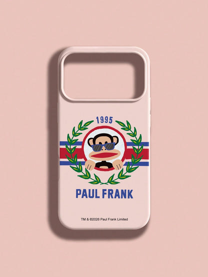 Paul Frank Officially Licensed Liquid Silicone Material Phone Case, Full Body Shock-Proof Camera Protection, Design Compatible With IPhone 13/14/15/16/17 Pro Max