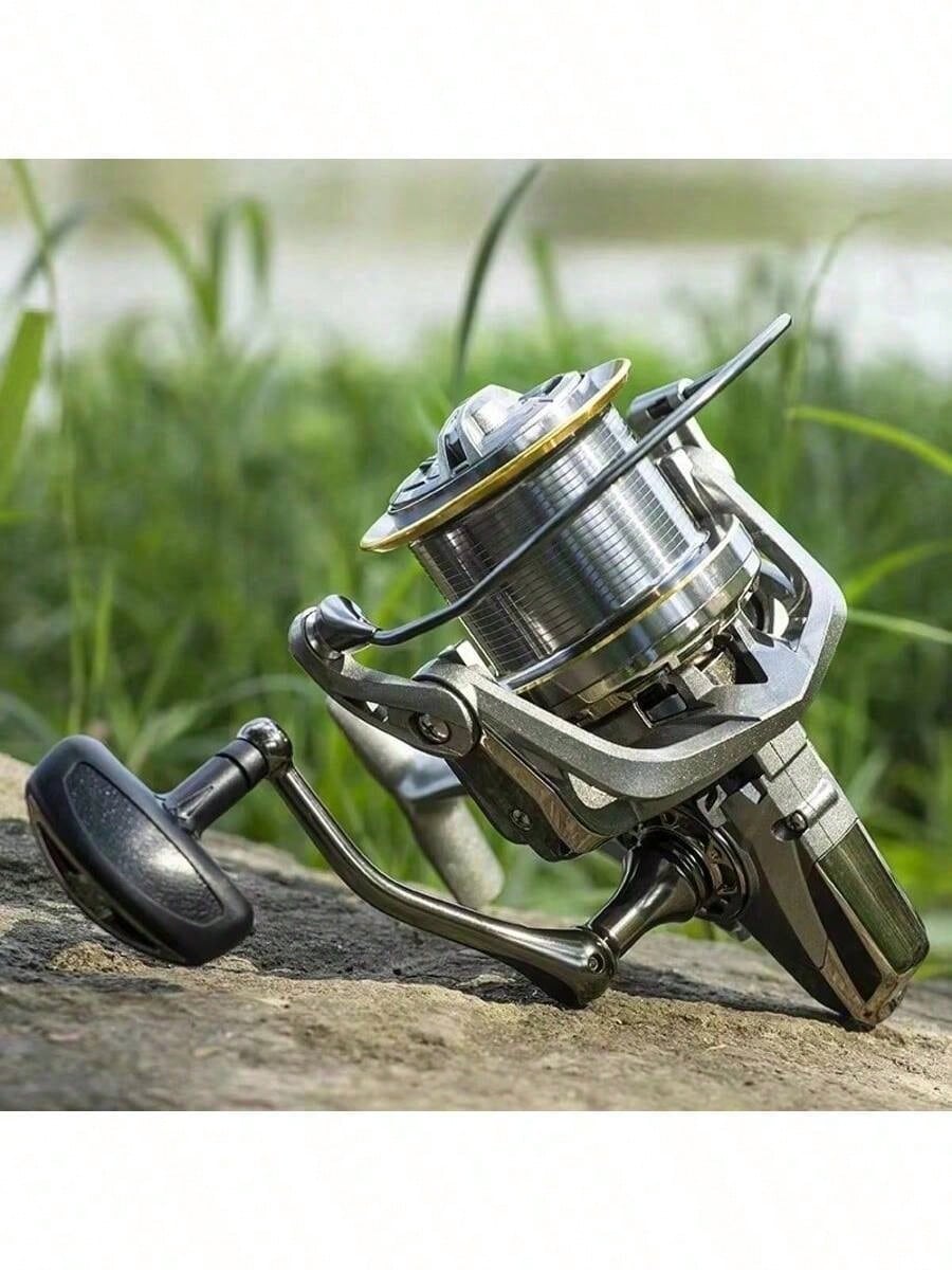PENN Metal NGK8000-14000 Model Spinning Reel, 4.8:1 Gear Ratio, 6+1 Bearings, 25kg Max Drag, Long Distance Casting Model, Powerful And Corrosion Resistant For Saltwater Surf Fishing