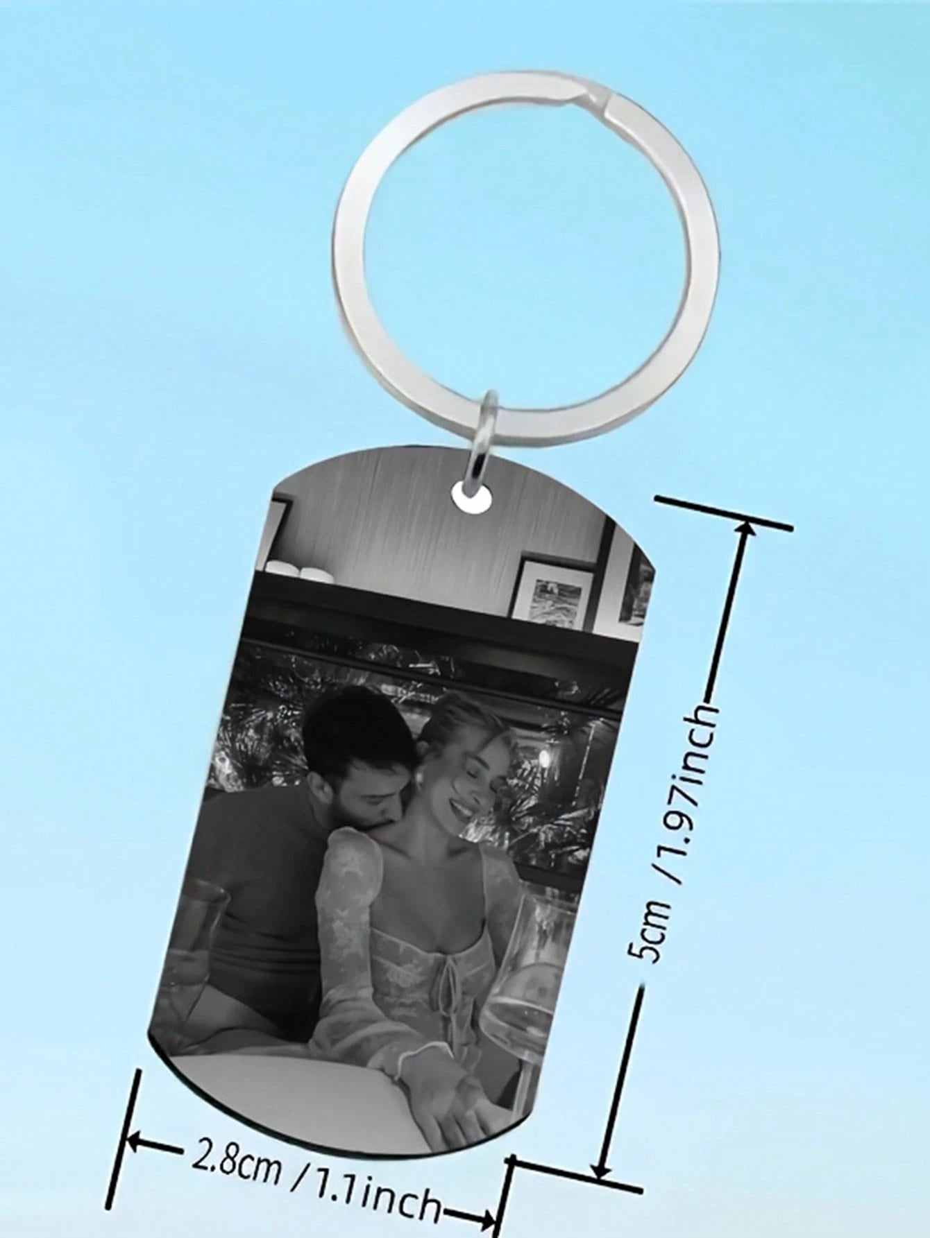 Personalized Photo, Anniversary Gift, Halloween Decoration, Backpack Pendant, Birthday Gift, Valentine's Day, Mother's Day, Graduation, Christmas Gift, Rose Gold, Platinum, Suitable For College Studen