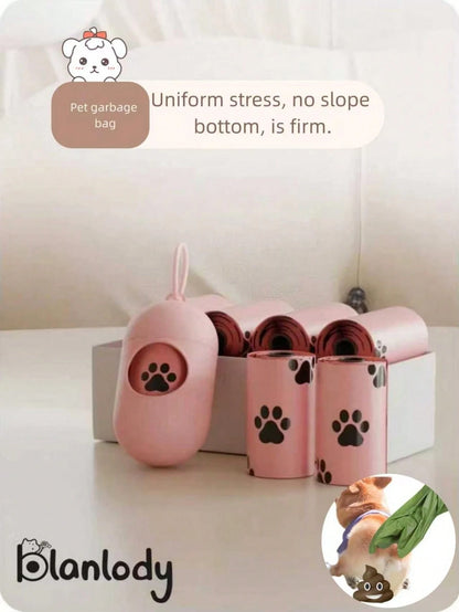 Pet Waste Bags Dog Poop Bags Thickened Pet Trash Bags Poop Scooper Cat Litter Bags Poop Pickup Bags 1.5 Mil Thickness Durable Tear-Resistant No Dirty Hands