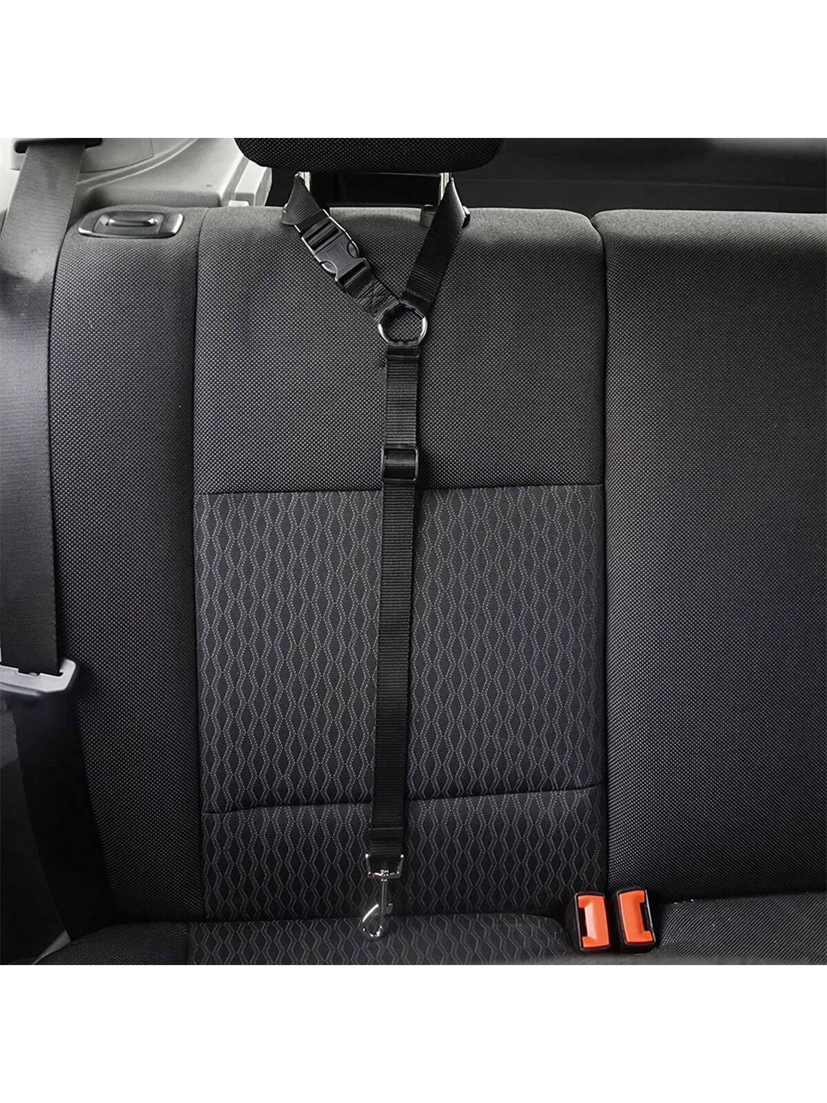 PETSIN 1pc Pet Car Belt, Dog Cat Car Leash, Retractable Backseat Pet Tether, Keep Your Dogr! Dog Outing Dog Stuff