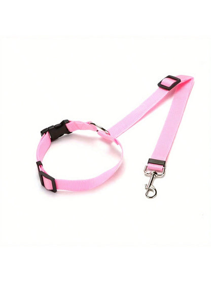 PETSIN 1pc Pet Car Belt, Dog Cat Car Leash, Retractable Backseat Pet Tether, Keep Your Dogr! Dog Outing Dog Stuff