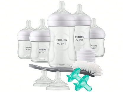 Philips Avent Natural Baby Bottle With Natural Response Nipple Newborn Baby Gift Set, SCD838/02