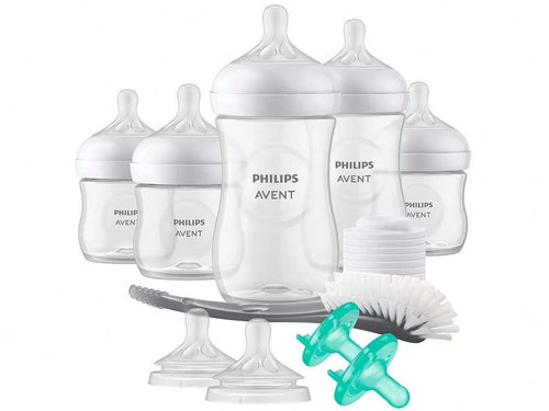 Philips Avent Natural Baby Bottle With Natural Response Nipple Newborn Baby Gift Set, SCD838/02