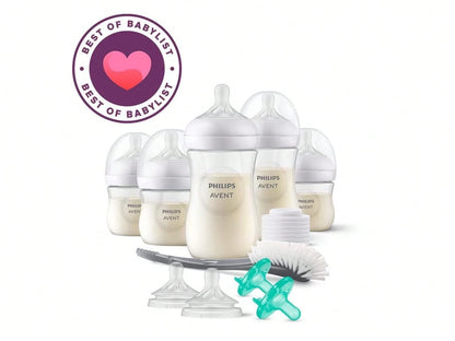 Philips Avent Natural Baby Bottle With Natural Response Nipple Newborn Baby Gift Set, SCD838/02