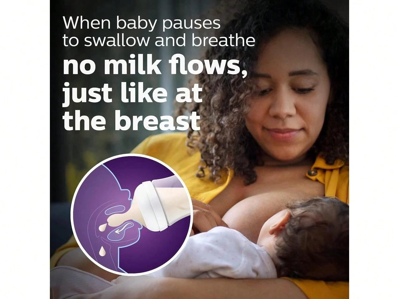 Philips Avent Natural Baby Bottle With Natural Response Nipple Newborn Baby Gift Set, SCD838/02