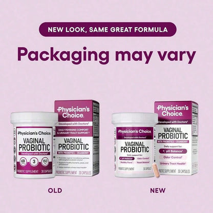 Physician's CHOICE Probiotics For Women- PH Balance, Odor Control, Yeast Balance, Flora & Feminine Health- 6B CFU With Organic Prebiotics And Cranberry Extract- 30 CT