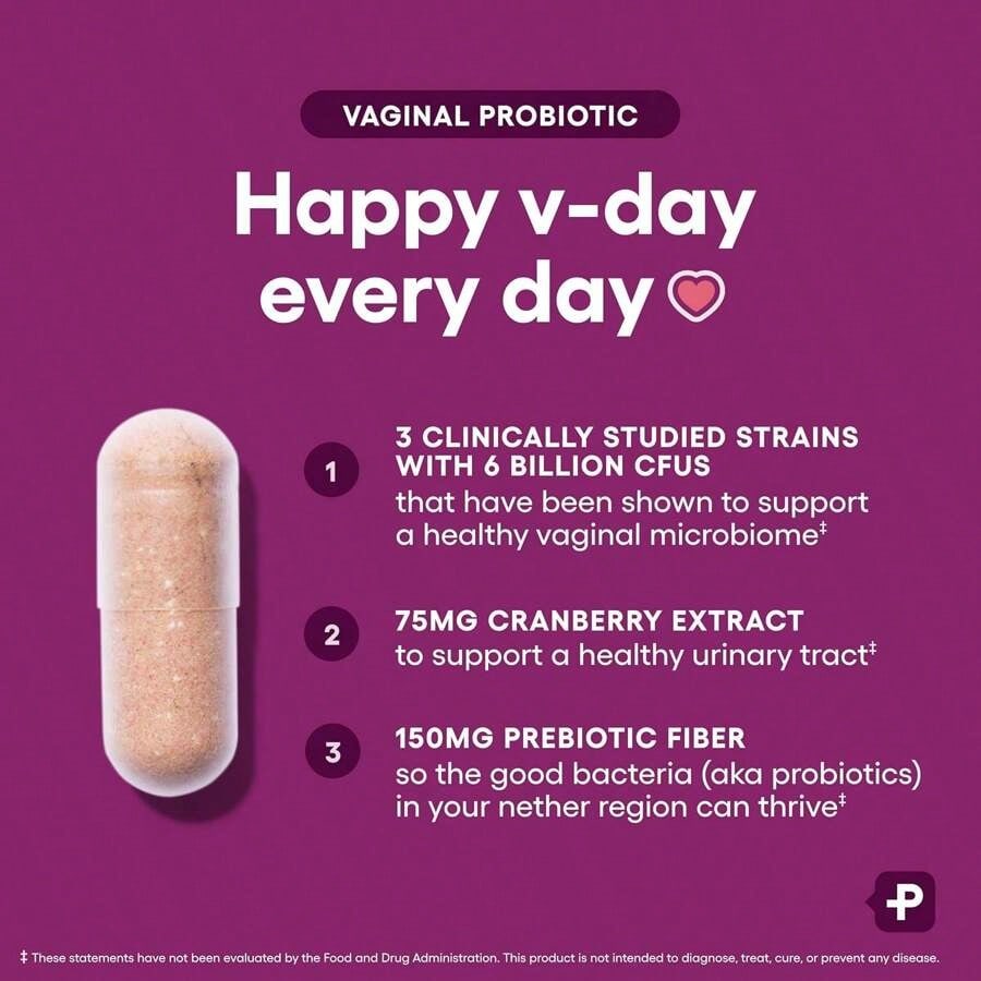 Physician's CHOICE Probiotics For Women- PH Balance, Odor Control, Yeast Balance, Flora & Feminine Health- 6B CFU With Organic Prebiotics And Cranberry Extract- 30 CT