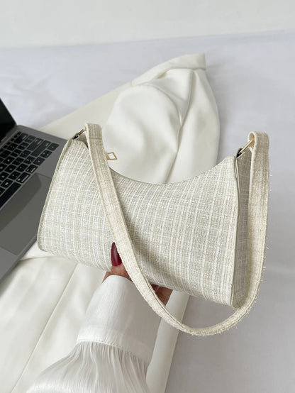 Plaid Pattern Bag Handbag,Shoulder Bag,Bag Minimalist,Casual Lightweight,Portable For Women, Rookies & White-Collar Workers,For Teacher Gifts,For Girl,For Woman Gift Bag,Work,Business,Commute,Shoppin