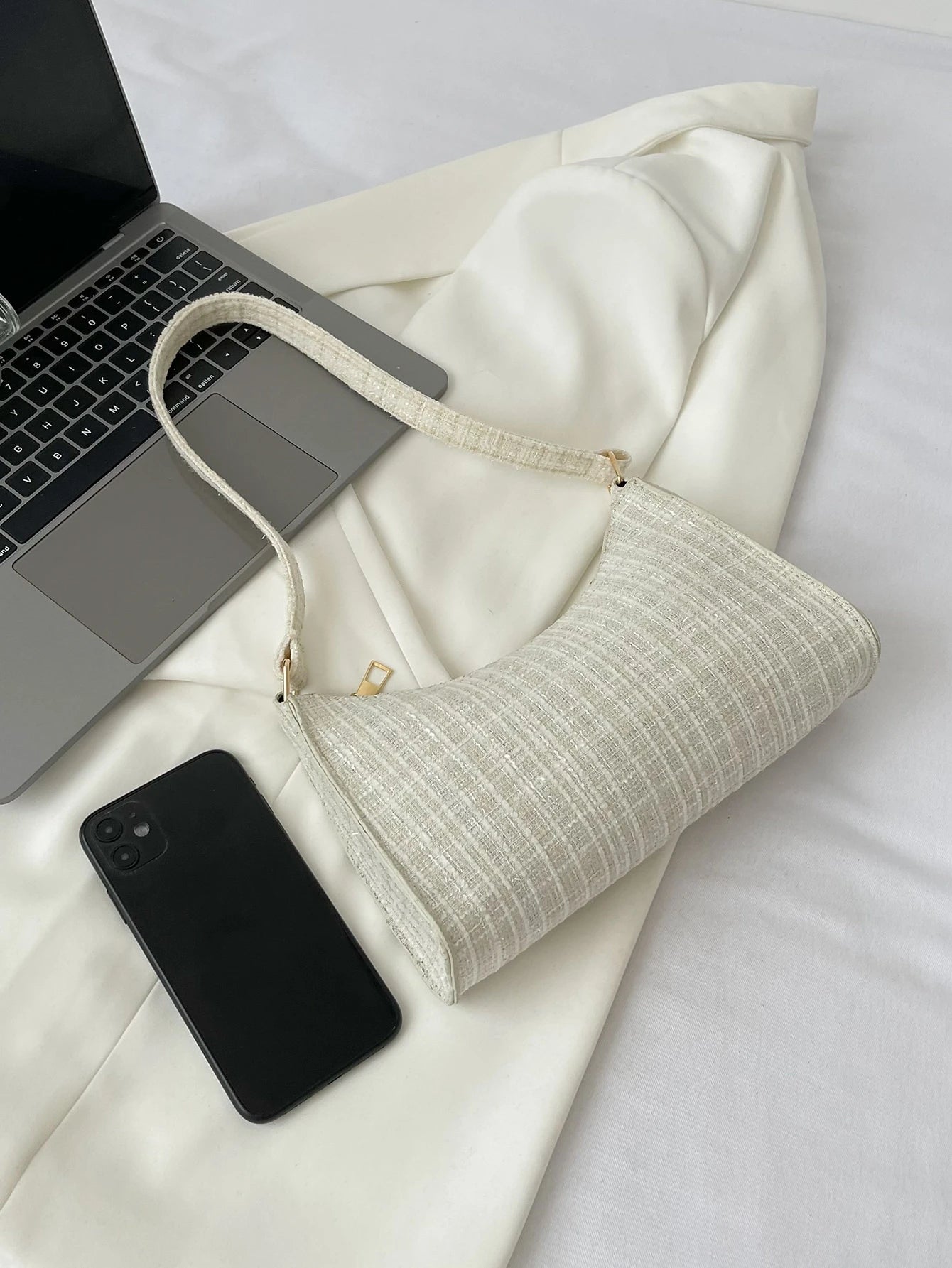 Plaid Pattern Bag Handbag,Shoulder Bag,Bag Minimalist,Casual Lightweight,Portable For Women, Rookies & White-Collar Workers,For Teacher Gifts,For Girl,For Woman Gift Bag,Work,Business,Commute,Shoppin