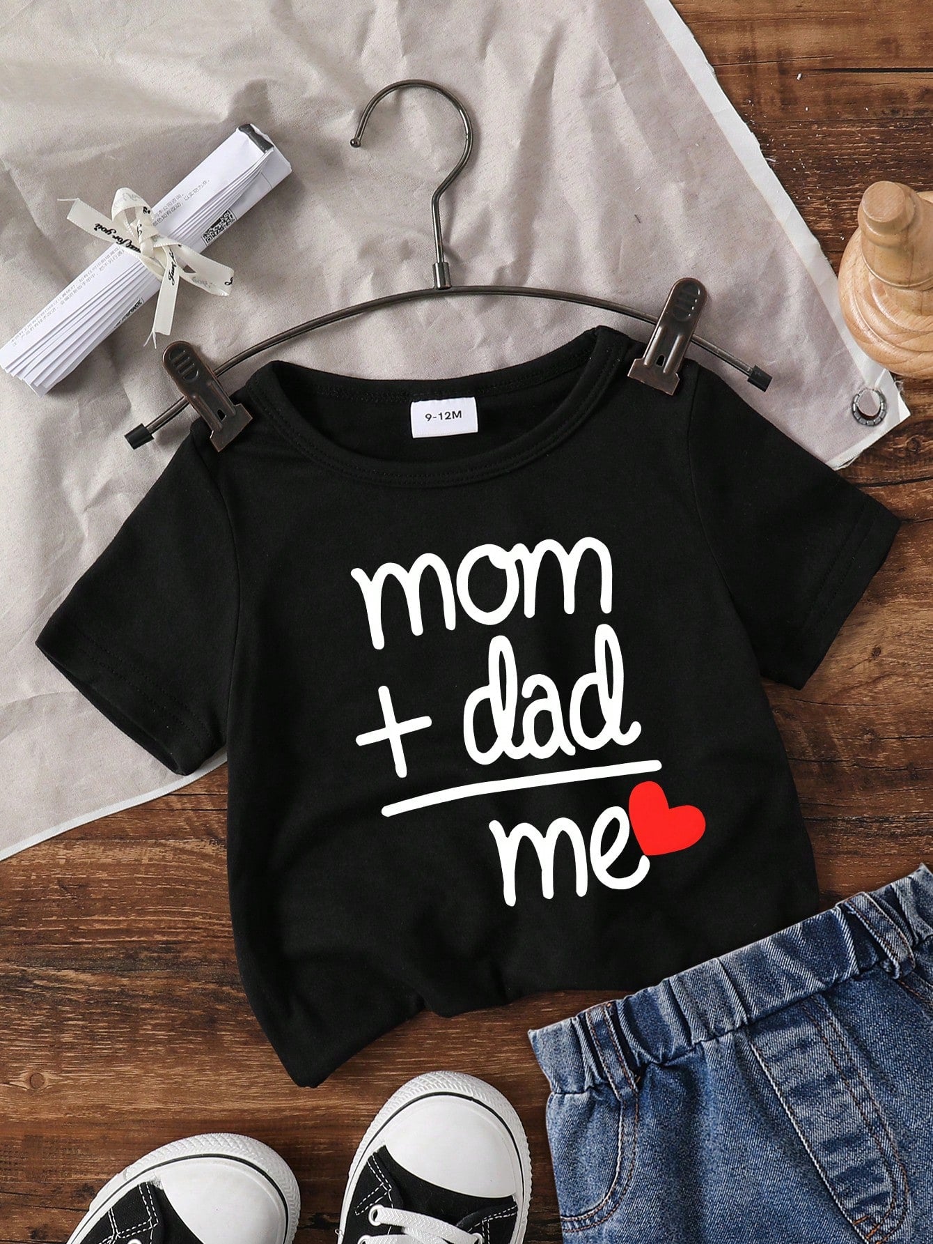 Playful Pals Baby Boy's Fun Letter Printed Short Sleeve T-Shirt, Summer