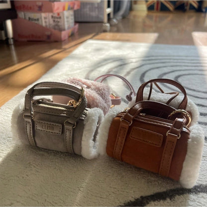 Plush Sled-Style New Crossbody Mini Luxury Bag Charm Blind Box Matching Accessory For Autumn And Winter Bags
