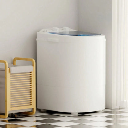 Portable Washing Machine, 5.5 Lbs Capacity, Compact Laundry Washer With Spin Tub & Drain Hose