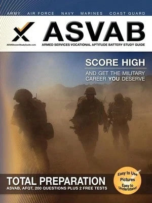 Pre-Owned ASVAB Armed Services Vocational Aptitude Battery Study Guide (Paperback) By Sharon A Wynne