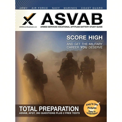 Pre-Owned ASVAB Armed Services Vocational Aptitude Battery Study Guide (Paperback) By Sharon A Wynne