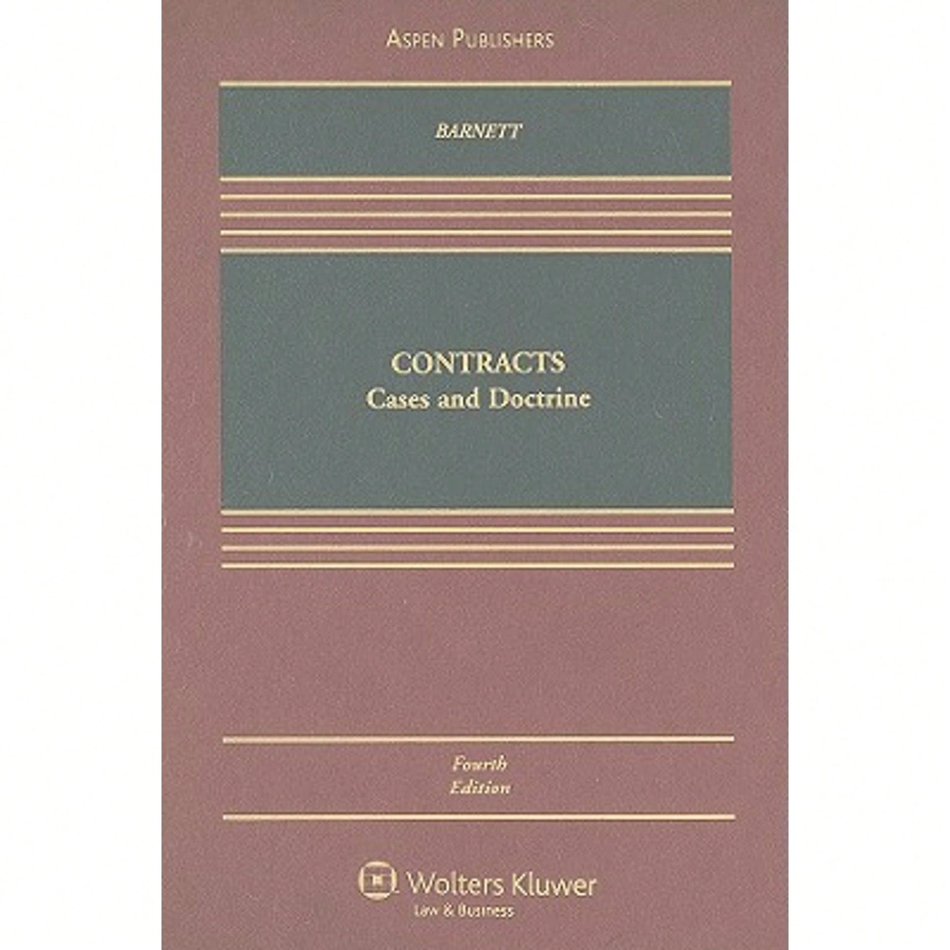 Pre-Owned Contracts: Cases And Doctrine (Hardcover) By Randy E Barnett