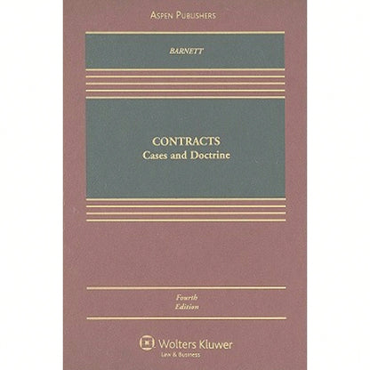 Pre-Owned Contracts: Cases And Doctrine (Hardcover) By Randy E Barnett