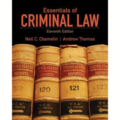 Pre-Owned Essentials Of Criminal Law (Paperback) By Neil Chamelin, Andrew Thomas