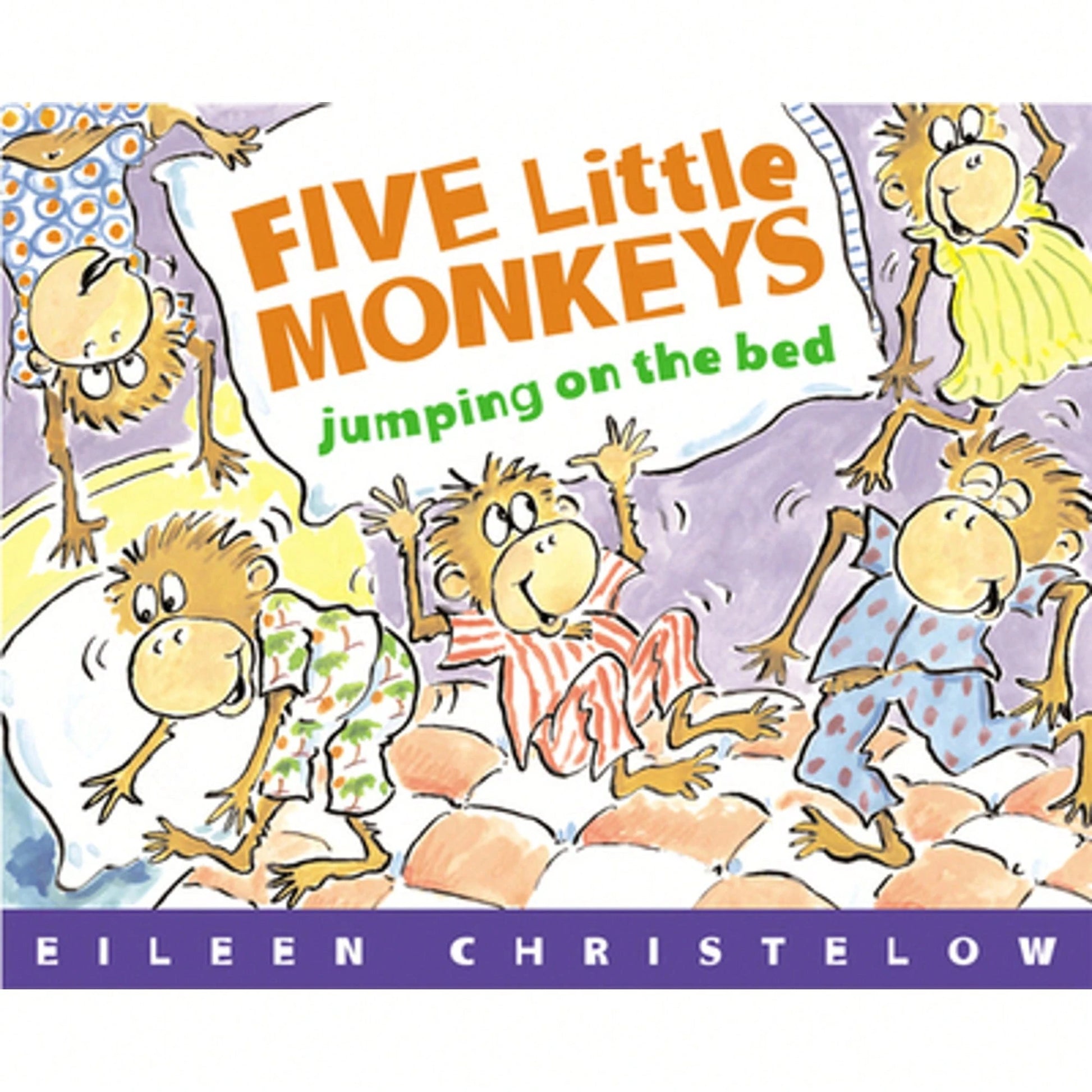 Pre-Owned Five Little Monkeys Jumping On The Bed (Paperback) By Eileen Christelow