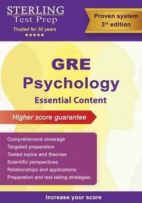 Pre-Owned GRE Psychology: Comprehensive Review For GRE Psychology Subject Test (Paperback) By Sterling Test Prep