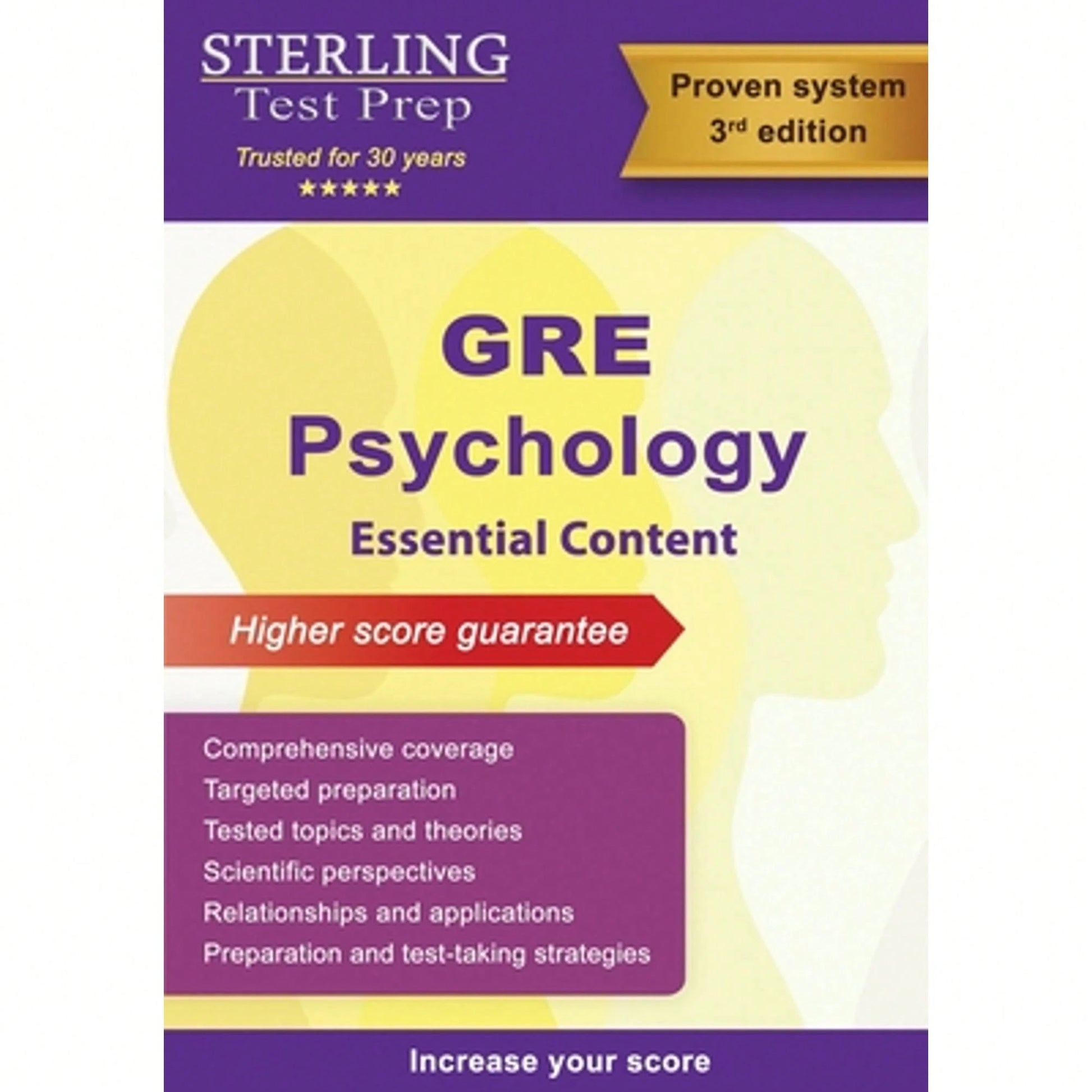 Pre-Owned GRE Psychology: Comprehensive Review For GRE Psychology Subject Test (Paperback) By Sterling Test Prep