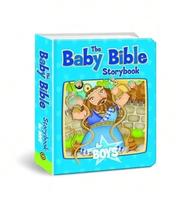 Pre-Owned The Baby Bible Storybook For Boys (Hardcover) By Robin Currie
