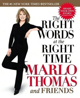 Pre-Owned The Right Words At The Right Time (Paperback) By Marlo Thomas