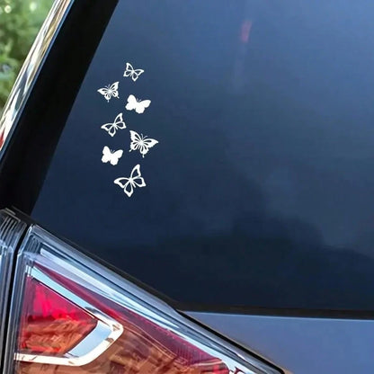 Premium Vinyl Butterfly Car Sticker- Durable Appearance Decorative Stickers Only