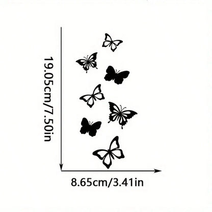 Premium Vinyl Butterfly Car Sticker- Durable Appearance Decorative Stickers Only