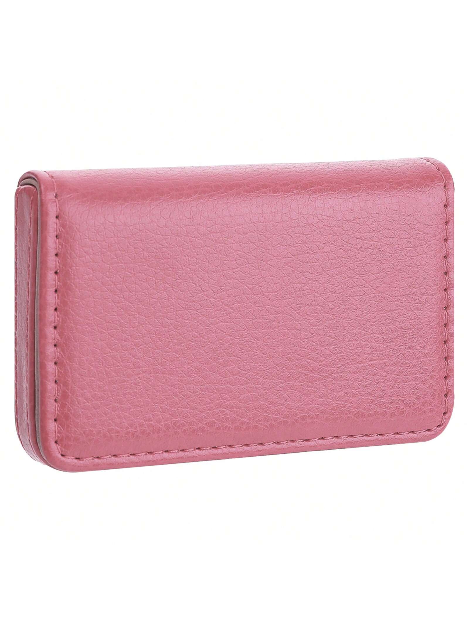 PU Leather Textured Magnetic Suitable For Carrying Cards Cards ID Cards And Notes Valentine's Day Card Holder Card Holder Wallet Business Card Holder Credit Card Holder Card Holder Women For Women Min