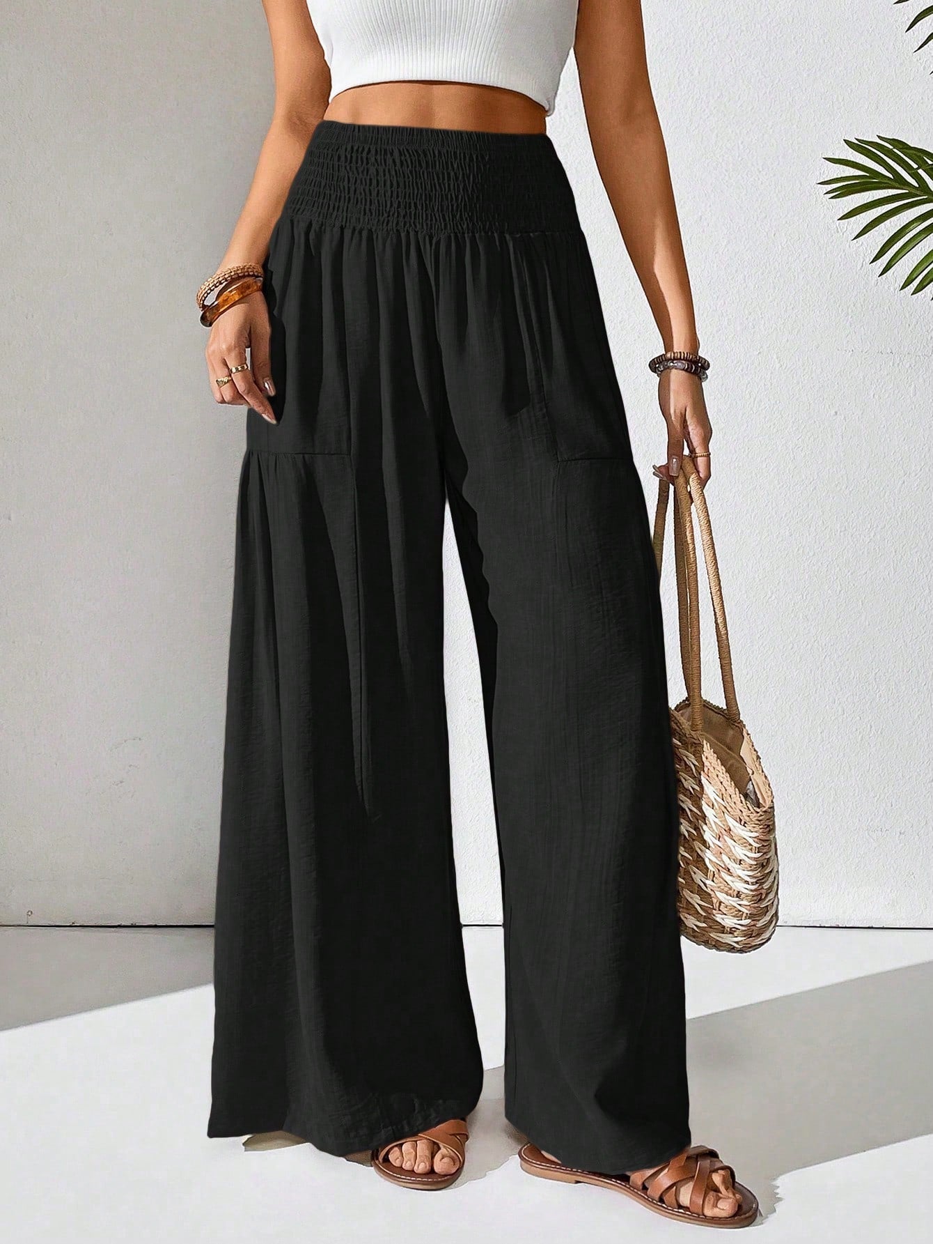 Rafferiza Women's Casual Wide Leg Loose Pants, Fashion And Suitable For Summer Fall Cloth For Women