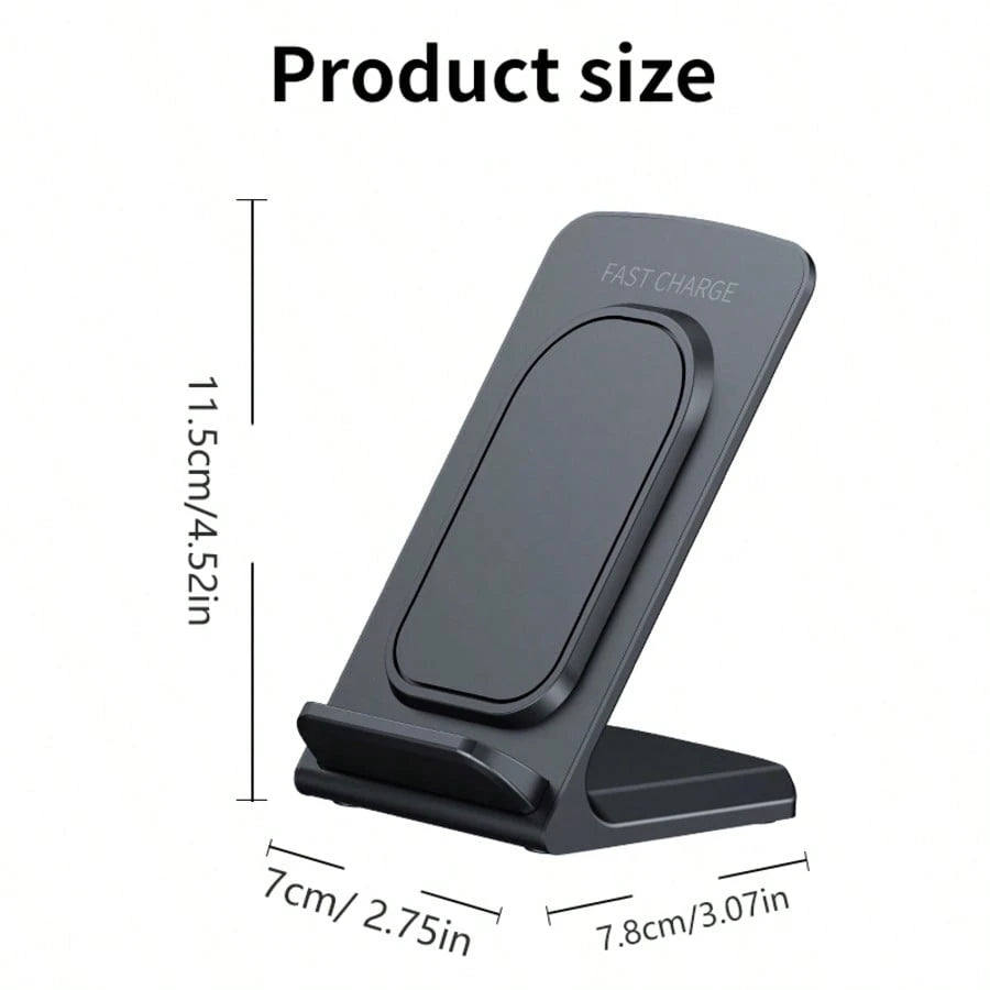 RAYDONIXLIPPOR 15W Wireless Charger Stand Dock For IPhone 11/12/13/14/15/16/17 Pro Max, Black, Wireless Charging Station, 15W Rapid Charging Pad With Phone Support Functi, Charger