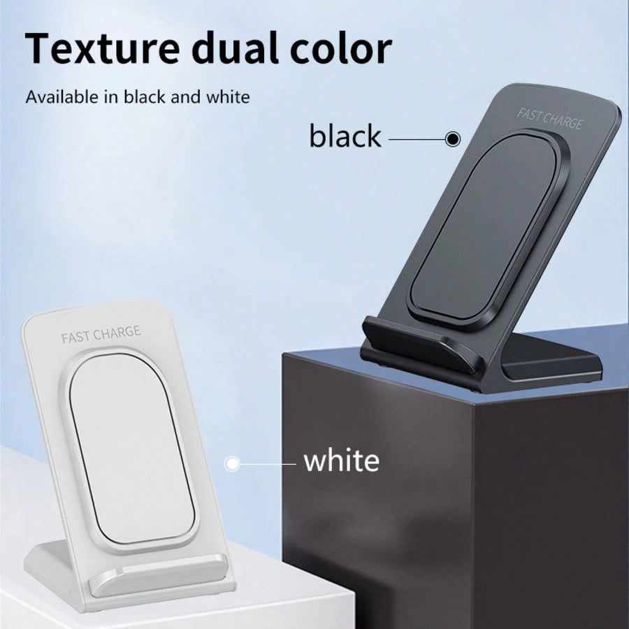 RAYDONIXLIPPOR 15W Wireless Charger Stand Dock For IPhone 11/12/13/14/15/16/17 Pro Max, Black, Wireless Charging Station, 15W Rapid Charging Pad With Phone Support Functi, Charger