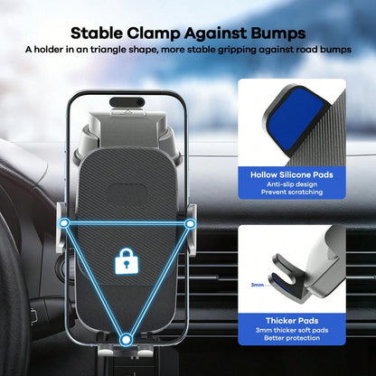 REMAX 1pc Adjustable Universal Car Phone Holder- Dashboard/Windshield Suction Cup Mount Suitable For All Smartphones