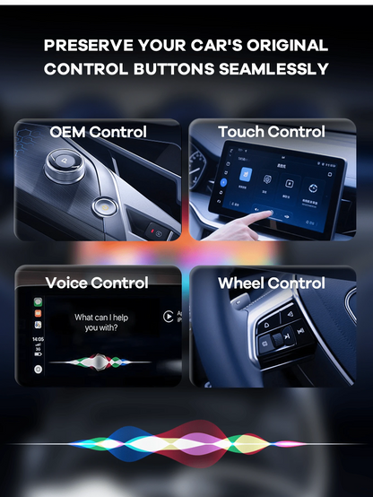 REMAX 2-In-1 Wireless CarPlay & Android Auto Adapter; Plug & Play Compatible With IPhone/Android; Lag-Free Connection; Mini Size With Extension USB-C/Type-C; Fits 900+ Cars