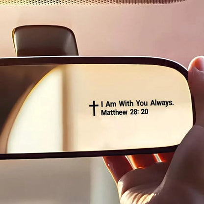 Removable, Durable "I'll Always Be With You" Car Sticker, Suitable For Cars, Motorcycles, Laptops, Windows- Cute, Waterproof, Sunproof Vinyl Decal With No Residue