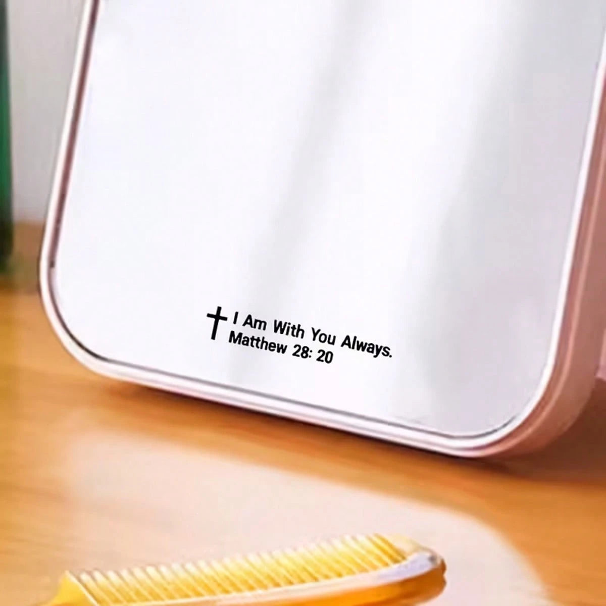 Removable, Durable "I'll Always Be With You" Car Sticker, Suitable For Cars, Motorcycles, Laptops, Windows- Cute, Waterproof, Sunproof Vinyl Decal With No Residue