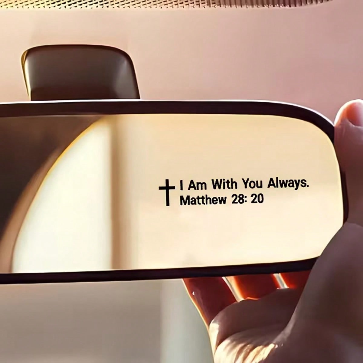 Removable, Durable "I'll Always Be With You" Car Sticker, Suitable For Cars, Motorcycles, Laptops, Windows- Cute, Waterproof, Sunproof Vinyl Decal With No Residue
