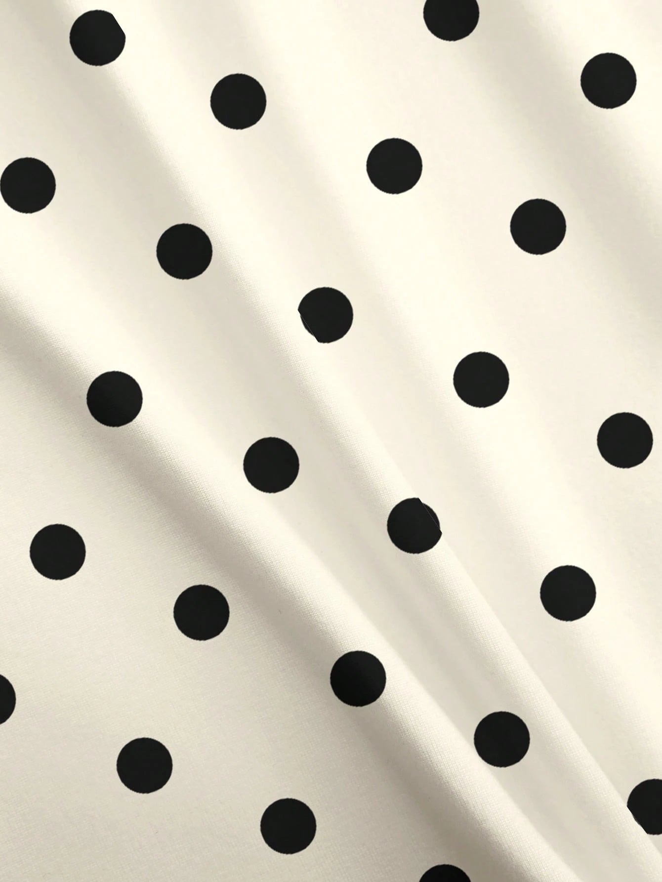 Resyla Women's Casual Polka Dot Print Round Neck Short Sleeve T-Shirt, Summer