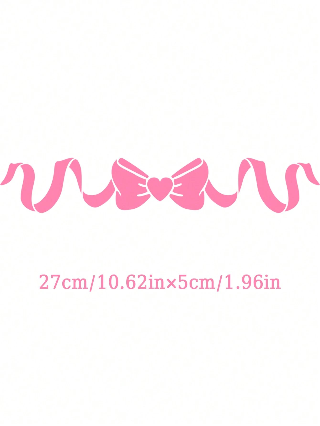 Ribbon Bow Car Decal- Cute Car Decal Car Window Bow Sticker Girly Car Decal Holographic Laptop Sticker Car Decals For Women