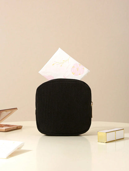 Sanitary Napkins Storage Bag, Large Capacity Portable Storage Bag, Menstrual Napkins Sorting Bag, Miscellaneous Cosmetics Storage Bag, Student Monthly Bag, Suitable For Students, Office Workers, Trave