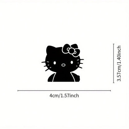 SANRIO 1pc Hello Kitty Fun Creative Car Sticker, Cute Car Interior Decoration Accessory, Exterior/Interior Car Sticker, Suitable For Cars, Trucks, Motorcycles, Walls, Durable Cartoon Design, Easy To A